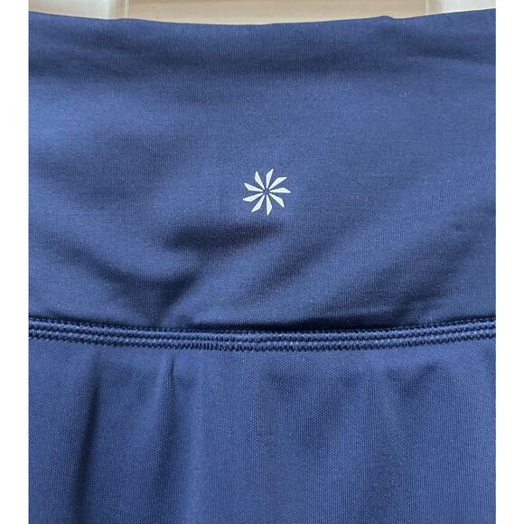 Athleta Fairway Golf Short 16' Skort Skirt Shorts High Rise Navy Blue, Size S - Picture 8 of 11